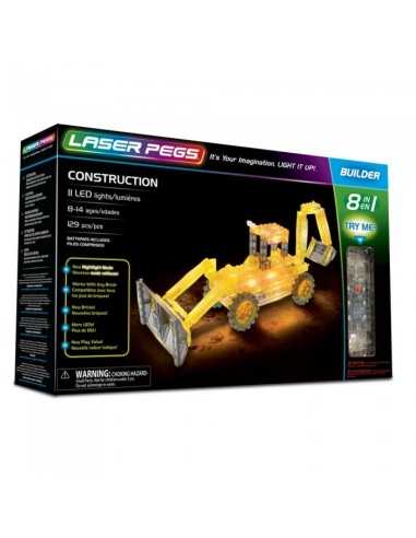 Laser pegs excavator bright 8-in-1 CRAL81011 Giochi Preziosi | Futurartshop.com