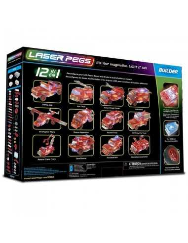 Laser pegs camion dei pompieri luminoso 12 in 1 CRAL12012 Giochi Preziosi | Futurartshop.com