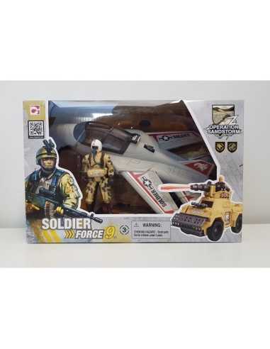 Soldier force vehicle fighter jet GIOHDG30585/1 Giochi Preziosi | Futurartshop.com