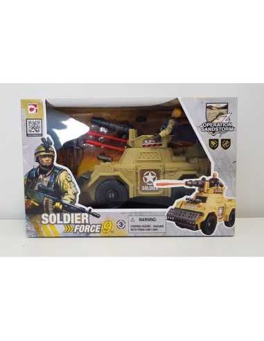 Soldier force veicolo jeep da combattimento con lancia missili GIOHDG30585/2 Giochi Preziosi | Futurartshop.com