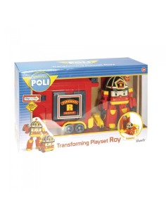 Robocar poli character transformable roy carrying a briefcase rescue ROC21737115 Rocco Giocattoli | Futurartshop.com