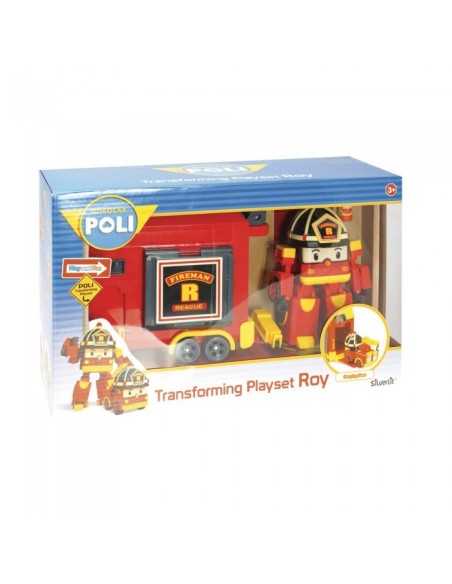 Robocar poli personaggio trasformabile roy con valigetta rescue ROC21737115 Rocco Giocattoli | Futurartshop.com
