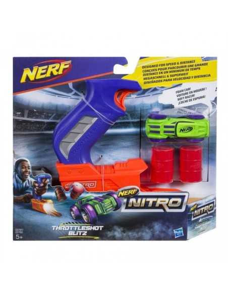Nerf nitro throttleshot blue with green car HASC0780EU40/C0781 Hasbro | Futurartshop.com