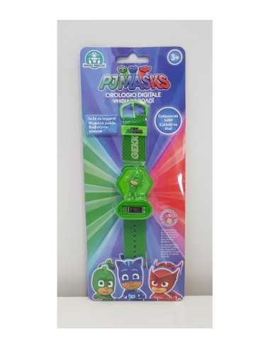 Pj masks digital clock 3D gecko boy green GIOPJM24000/3 Giochi Preziosi | Futurartshop.com