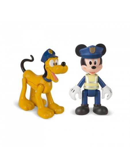The characters Mickey and Pluto Police IMC182332MM2 IMC Toys | Futurartshop.com
