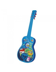 Super Wings guitar made of plastic with 6 strings MAGREIG-2133 Grandi giochi | Futurartshop.com
