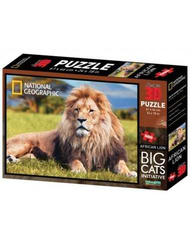 Puzzle national geographic african lion 500 pezzi BOR10051.P3D Epoch | Futurartshop.com