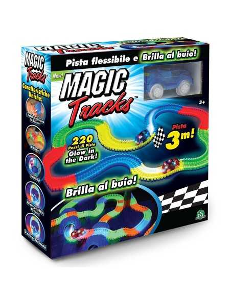 Magic tracks, the track glows in the dark with 1 car GIOMAK05000 Giochi Preziosi | Futurartshop.com