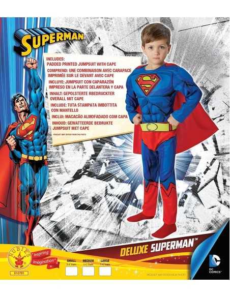 Costume superman deluxe con muscoli taglia S RUBIT610781-S Rubies | Futurartshop.com