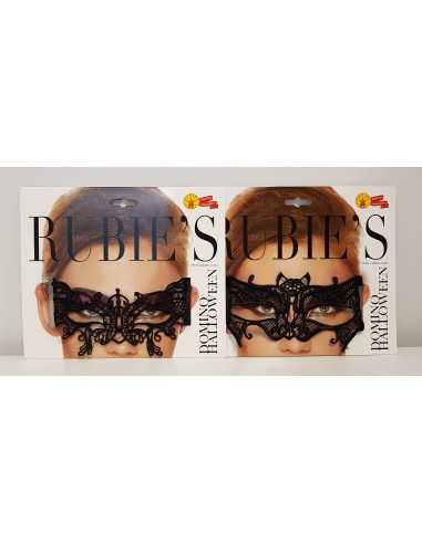 Maschera domino pizzo horror 4 modelli RUBIT10330 Rubies | Futurartshop.com