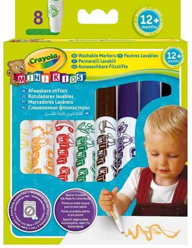 Crayola 8 colori fibra minikids 78974 Crayola | Futurartshop.com
