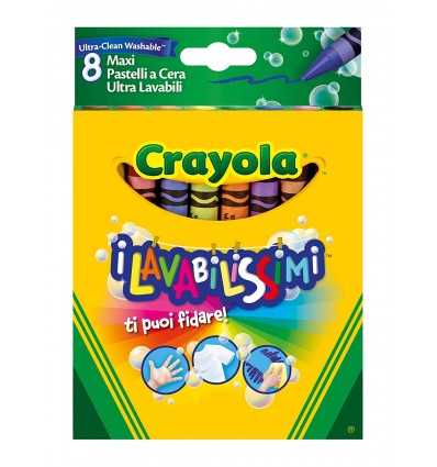 Crayola 8 maxi crayons de couleur lavabilissimi 52-3282 Crayola- Futurartshop.com