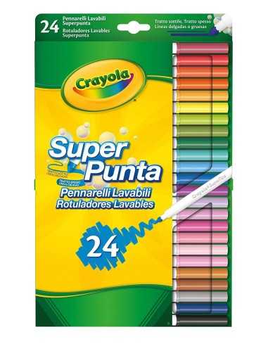 Crayola 24 markers super tip washable 158547 Crayola | Futurartshop.com