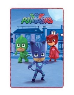 Plaid invernale pj masks fondo blu the guardian 100 x 150 centimetri 4MPJ-HQ4408/4081 4M | Futurartshop.com