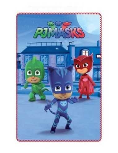 Plaid winter pj masks blue background, the guardian, 100 x 150 cm 4MPJ-HQ4408/4081 4M | Futurartshop.com