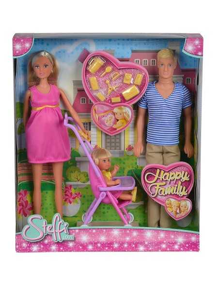 Steffi love famiglia con passeggino SIM105733200 Simba Toys | Futurartshop.com
