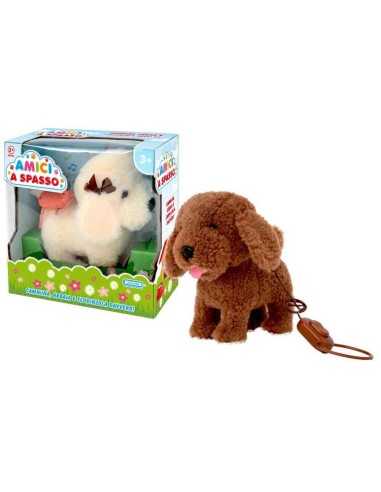 Amici a spasso barboncino peluche 2 colori MAZ059142 Mazzeo | Futurartshop.com