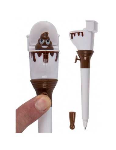Penna a sfera in plastica poo in toilet OTB29/3038 Out of The Blue | Futurartshop.com