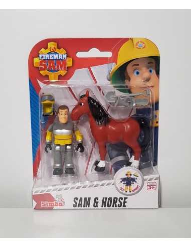 Sam il pompiere blister con personaggi sam e horse GIOAML17000/1 Giochi Preziosi | Futurartshop.com