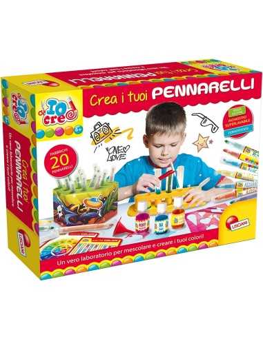 Io creo laboratorio crea pennarelli LIS63175 Lisciani | Futurartshop.com
