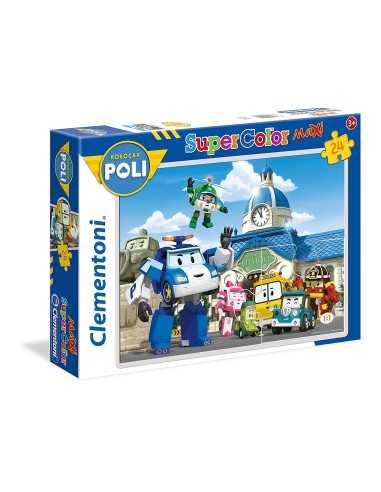Puzzle maxi robocar poli 24 pieces CLE24494 Clementoni | Futurartshop.com
