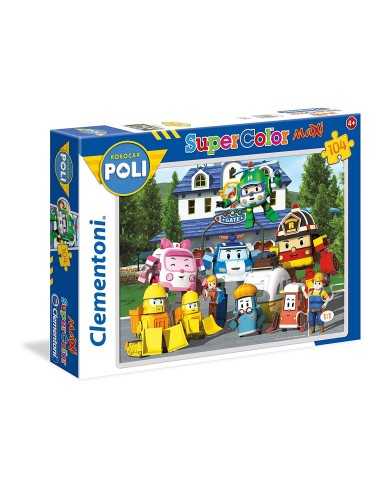 Puzzle maxi robocar poli 104 pezzi CLE23713 Clementoni | Futurartshop.com