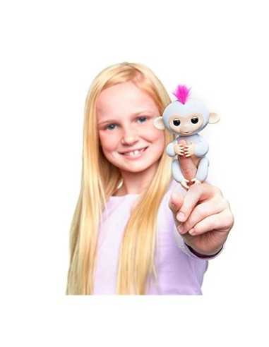 funny monkey, baby monkey, interactive -White VIR29925/2 Virca | Futurartshop.com