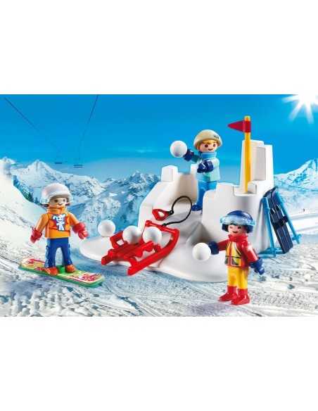 Playmobil 9283 - Snow ball fight PLA9283 Playmobil | Futurartshop.com