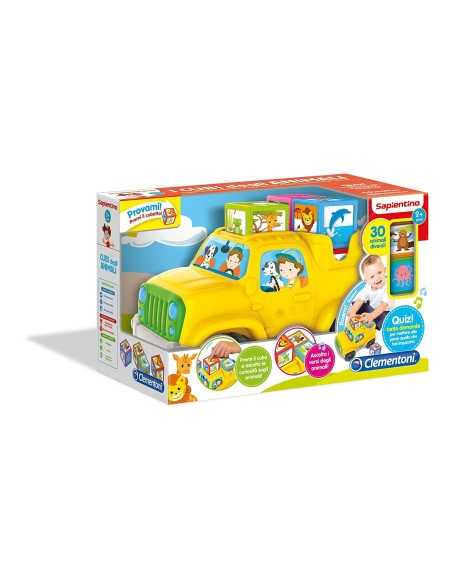 The cubes of the animals with off-road CLE12082 Clementoni | Futurartshop.com