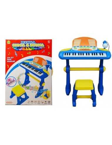 pianola con sgabello luci e suoni MAZ0004387 Mazzeo | Futurartshop.com