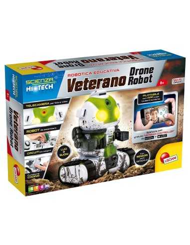 Science Hi Tech Veteran Drone Robot LIS63918 Lisciani | Futurartshop.com