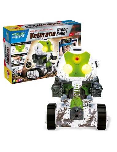 Scienza Hi Tech Veteran Drone Robot LIS63918 Lisciani | Futurartshop.com