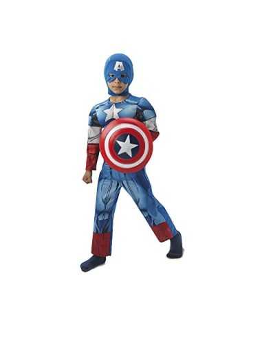 Costume Capitan America deluxe con muscoli Taglia S RUBIT610262-S Rubies | Futurartshop.com