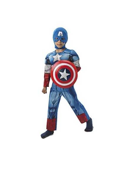 Costume Capitan America deluxe con muscoli Taglia S RUBIT610262-S Rubies | Futurartshop.com