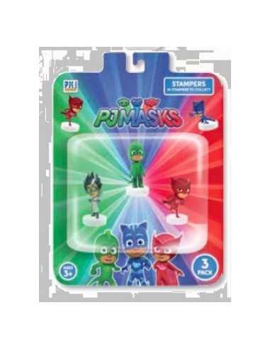Pj masks blister 3 timbrini GIOPJC21000 Giochi Preziosi | Futurartshop.com