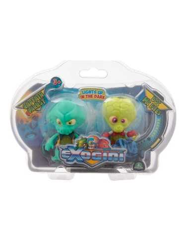 Exogini blister 2 personaggi captain parrot e doc mcflies GIOEXG04010/1 Giochi Preziosi | Futurartshop.com