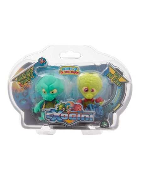 Exogini blister 2 personaggi captain parrot e doc mcflies GIOEXG04010/1 Giochi Preziosi | Futurartshop.com