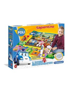 Carpet puzzle maxi robocar poli interactive CLE16070 Clementoni | Futurartshop.com