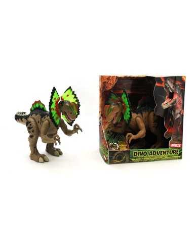 Dinosauro camminante luci e suoni 2 colori GLO37482 Globo | Futurartshop.com