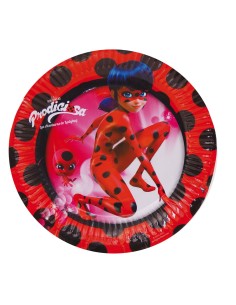 Lady Bug 8 dishes 18 cm NBP1462 New Bama Party | Futurartshop.com