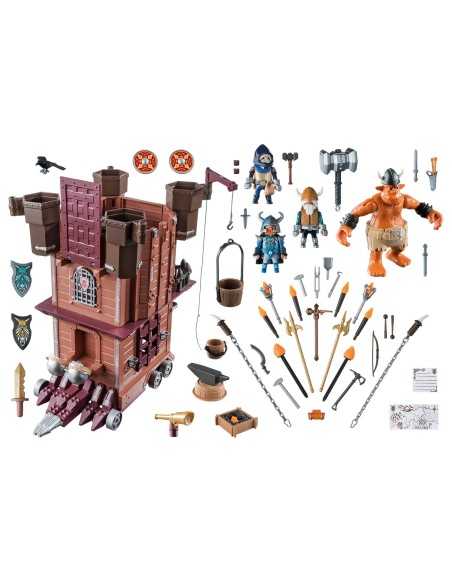 Playmobil 9340 fortezza mobile dei guerrieri PLA9340 Playmobil | Futurartshop.com
