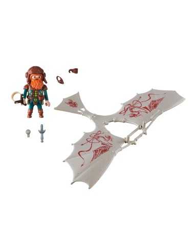 Playmobil 9342 guerriero con deltaplano da attacco PLA9342 Playmobil | Futurartshop.com