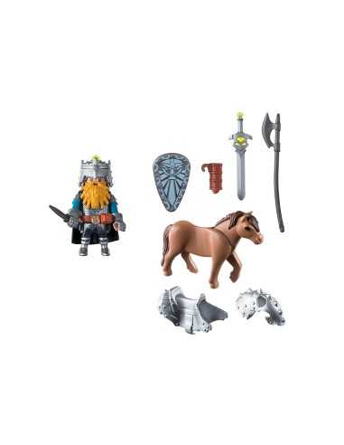 Playmobil 9345 warrior with horse armour PLA9345 Playmobil | Futurartshop.com