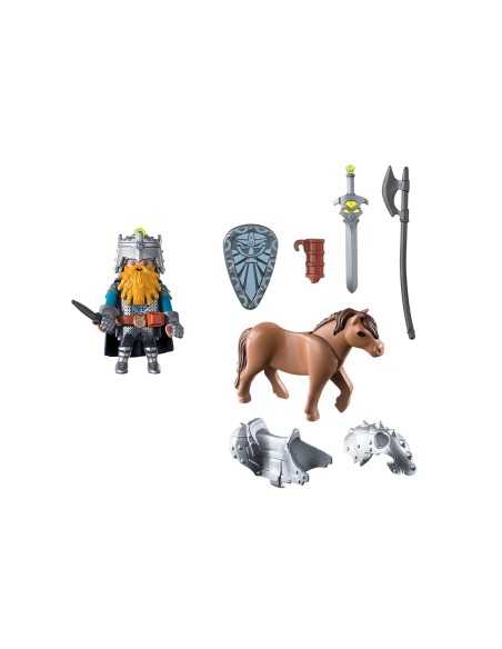 Playmobil 9345 guerriero con cavallo corazzato PLA9345 Playmobil | Futurartshop.com