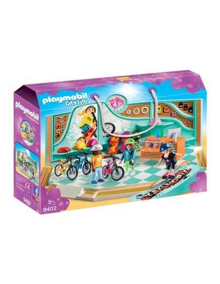 Playmobil 9402 skate shop and bicycle rental PLA9402 Playmobil | Futurartshop.com