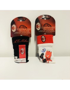 A. C Milan cell phone holder in fabric 78350 Nemesi | Futurartshop.com