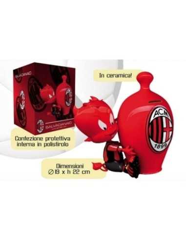 Salvadanaio in ceramica AC Milan 128464 Nemesi | Futurartshop.com