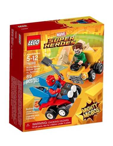 Lego 76089 mighty micros: scarlet spider against the sandman LEG6212719 Lego | Futurartshop.com