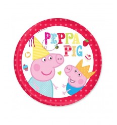Peppa Pig-Pappteller, 23 cm CMG203721 Como Giochi - Futurartshop.com