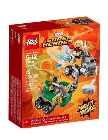 Lego 76091 mighty micros: thor against loki LEG6212710 Lego | Futurartshop.com